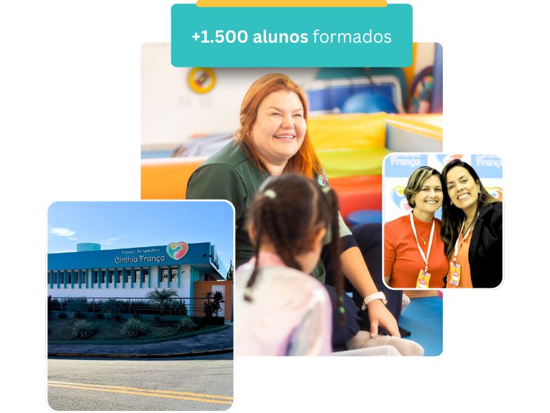 Turma de alunos formados no curso de Aplicador ABA do Espaço Cinthia França